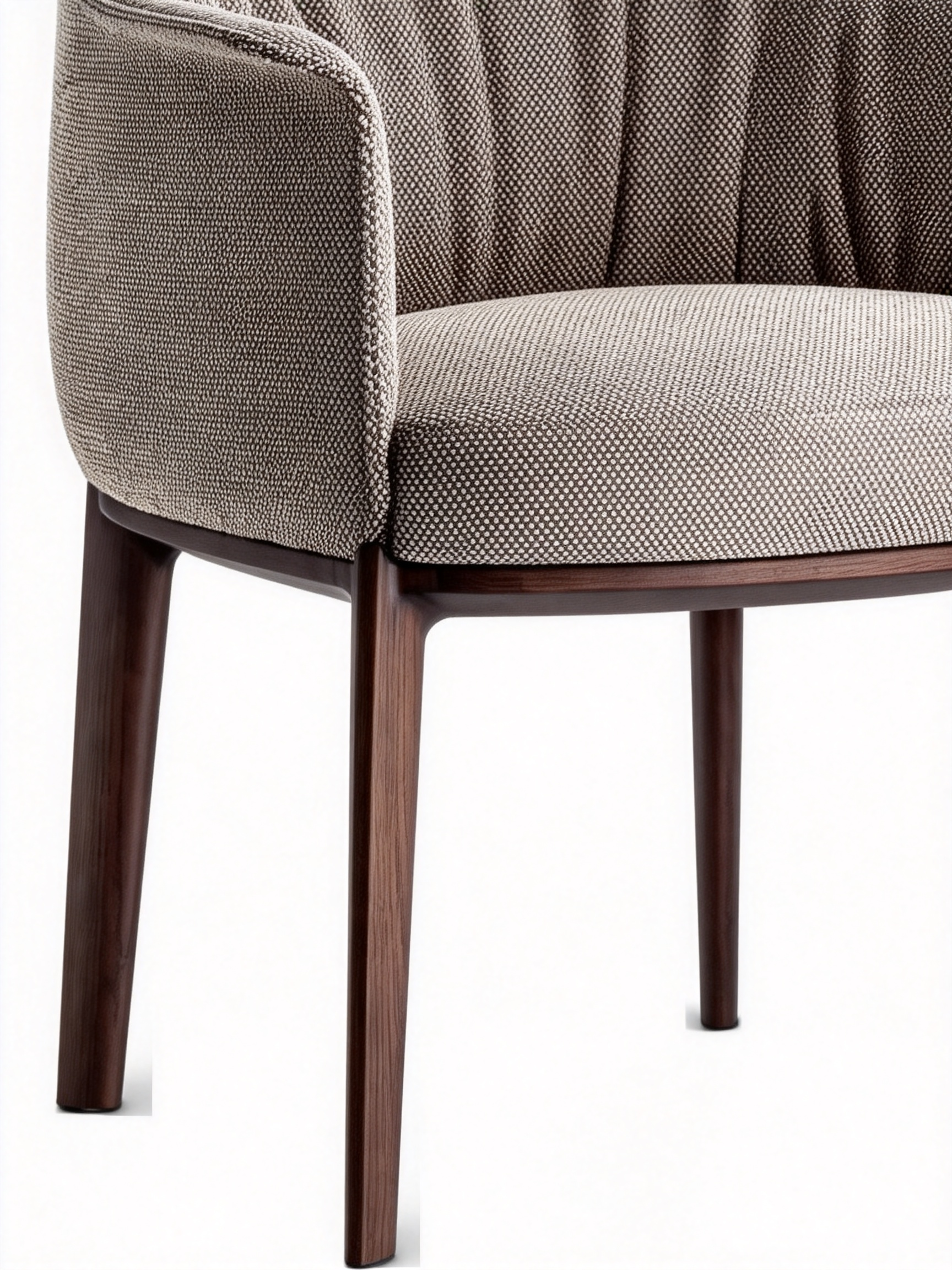 CRESCENT Pleated Dining Armchair