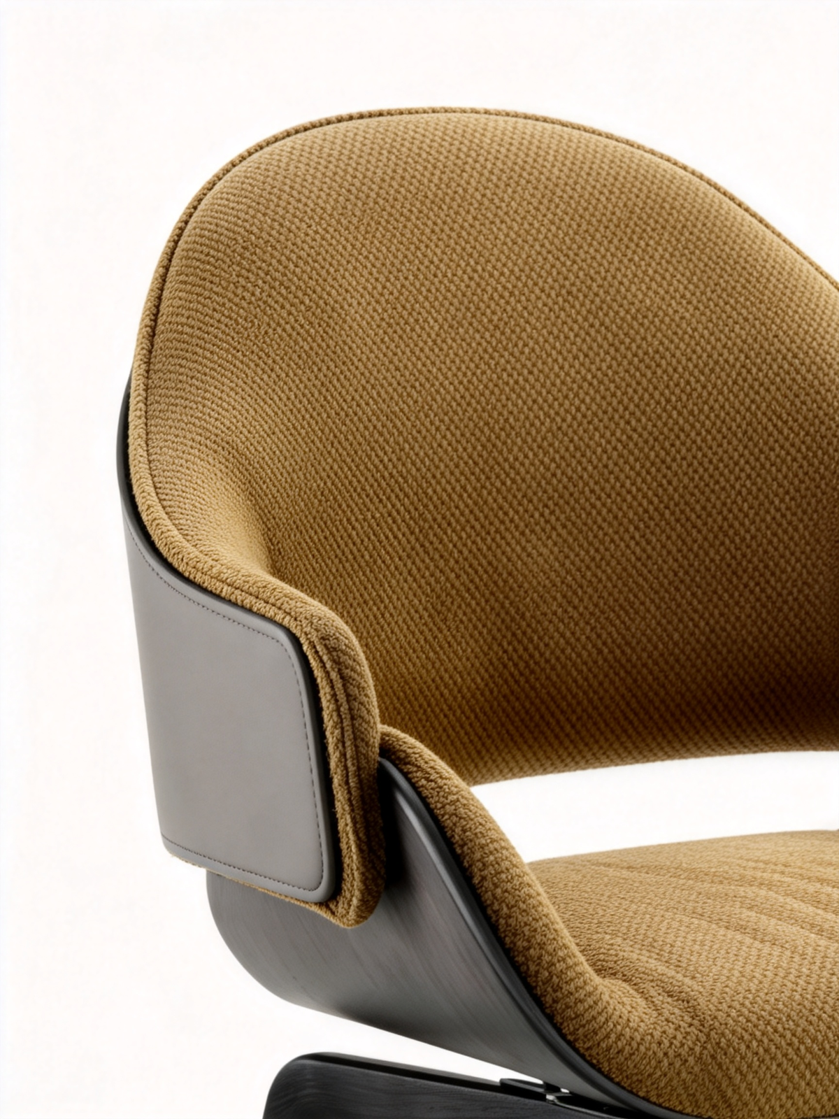 LORIN Swivel Saddle Leather Dining Chair