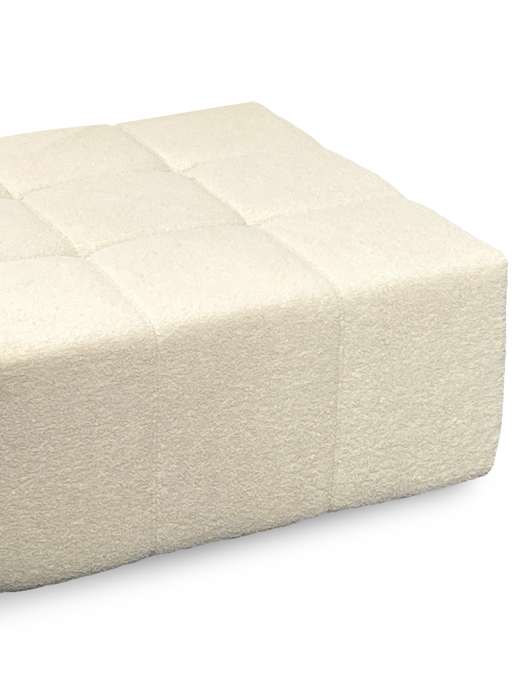 SOFT Self-Expanding Velvet Ottoman