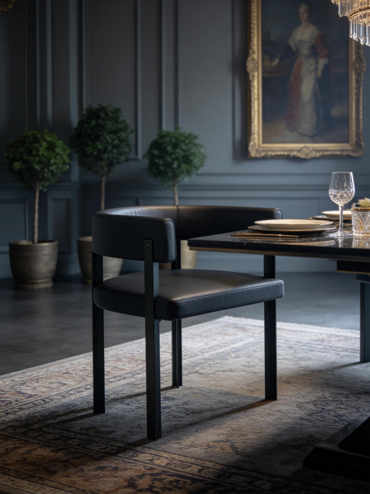 CLOUD Genuine Leather Dining Chair