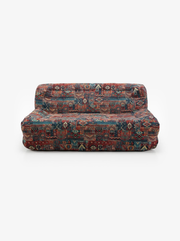 LEDA Instant Bloom Tapestry Patterned 2-Seater Sofa Bed