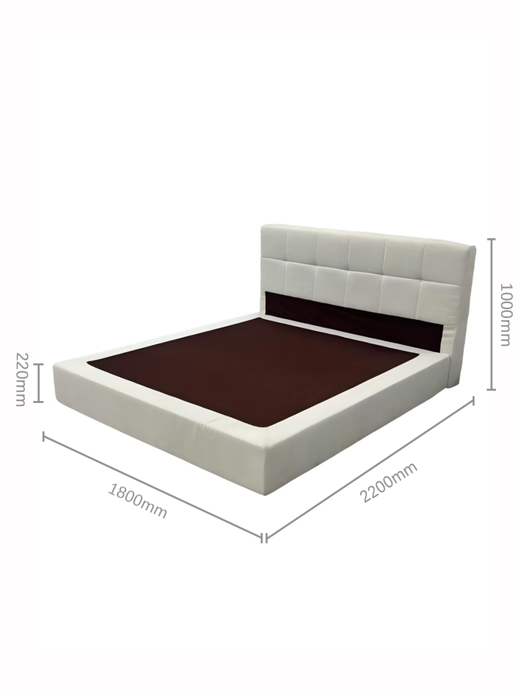Linen Super King Bed Italian Contemporary Velvet