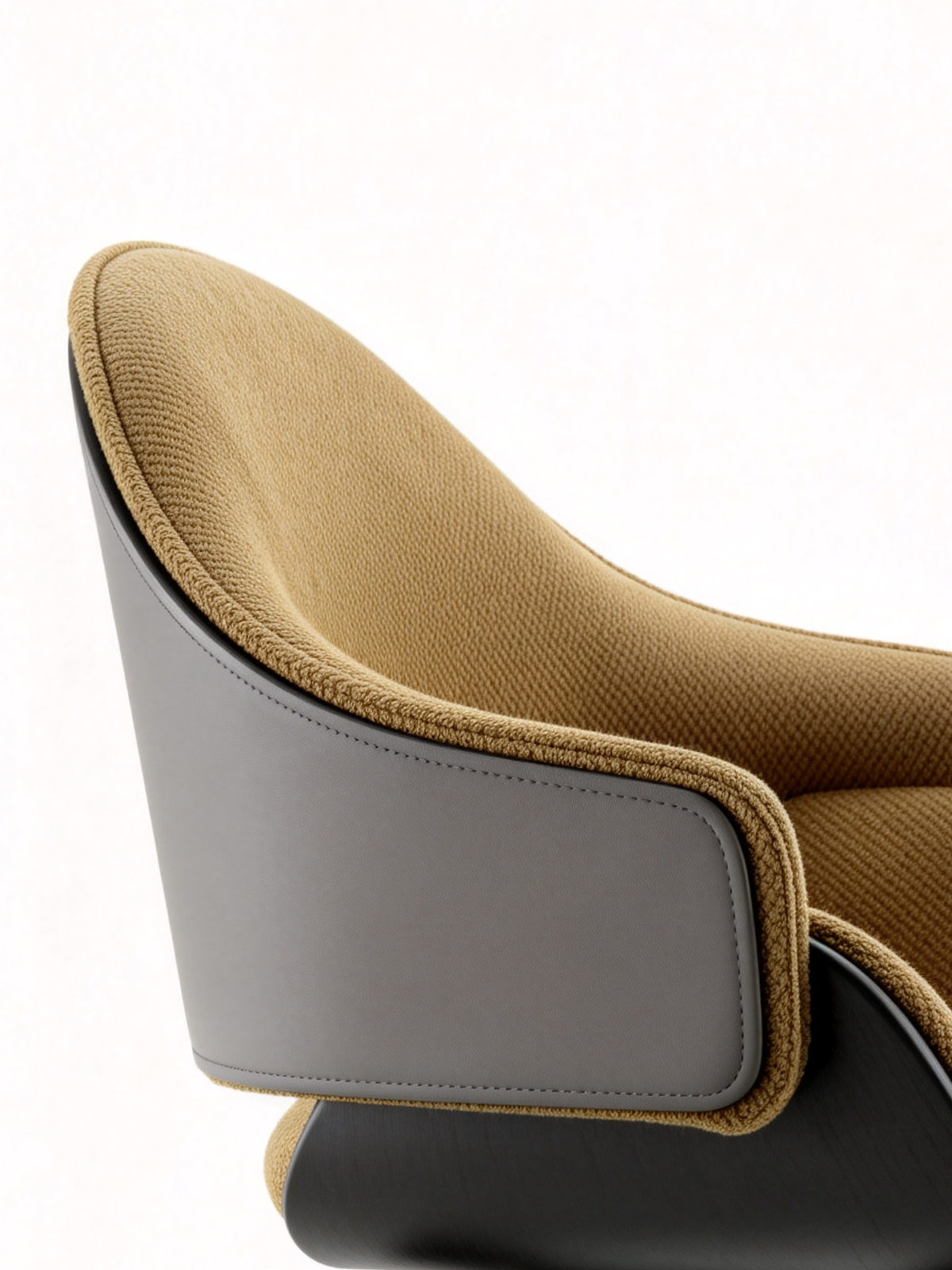 LORIN Swivel Saddle Leather Dining Chair
