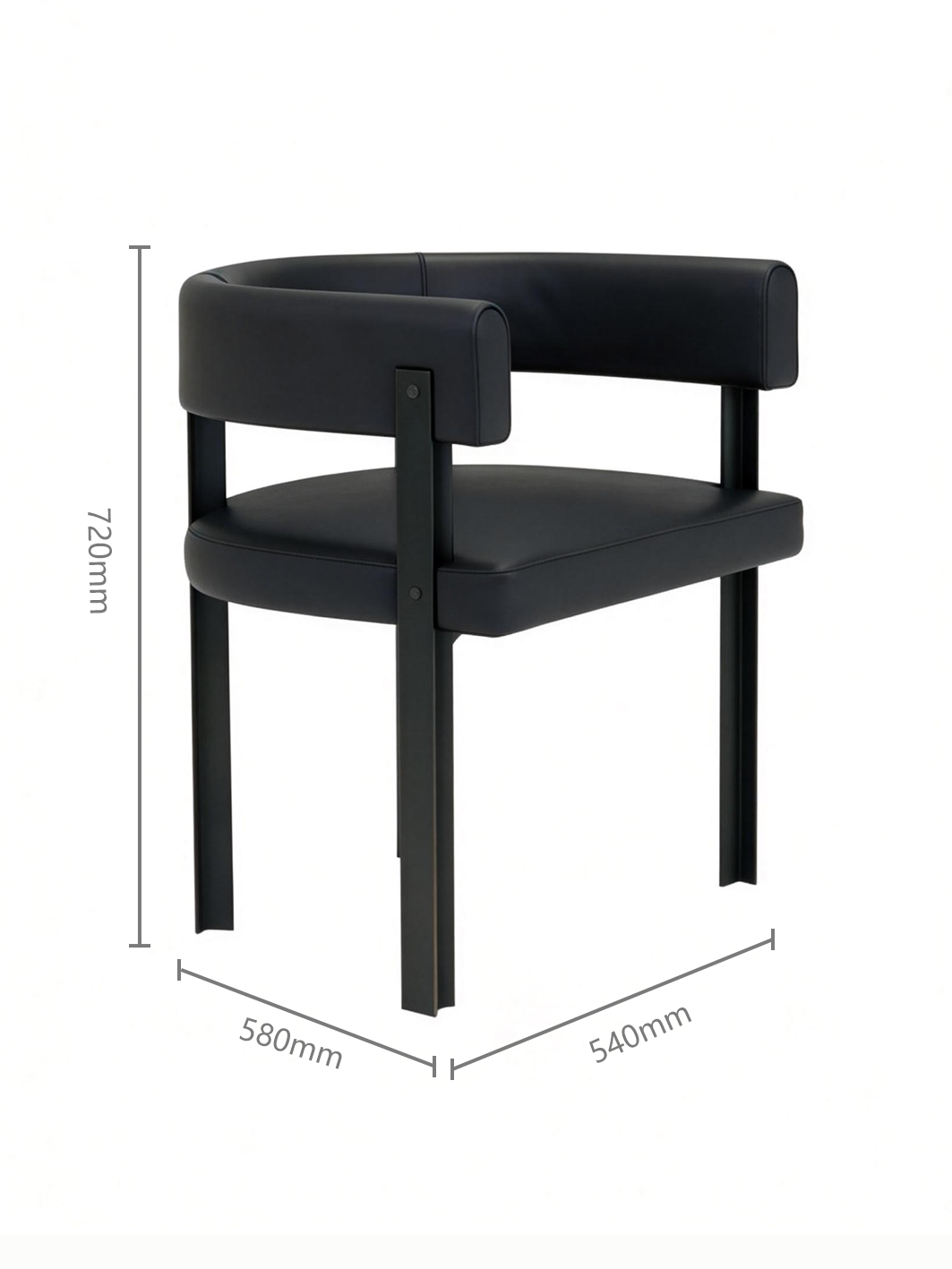 CLOUD Genuine Leather Dining Chair
