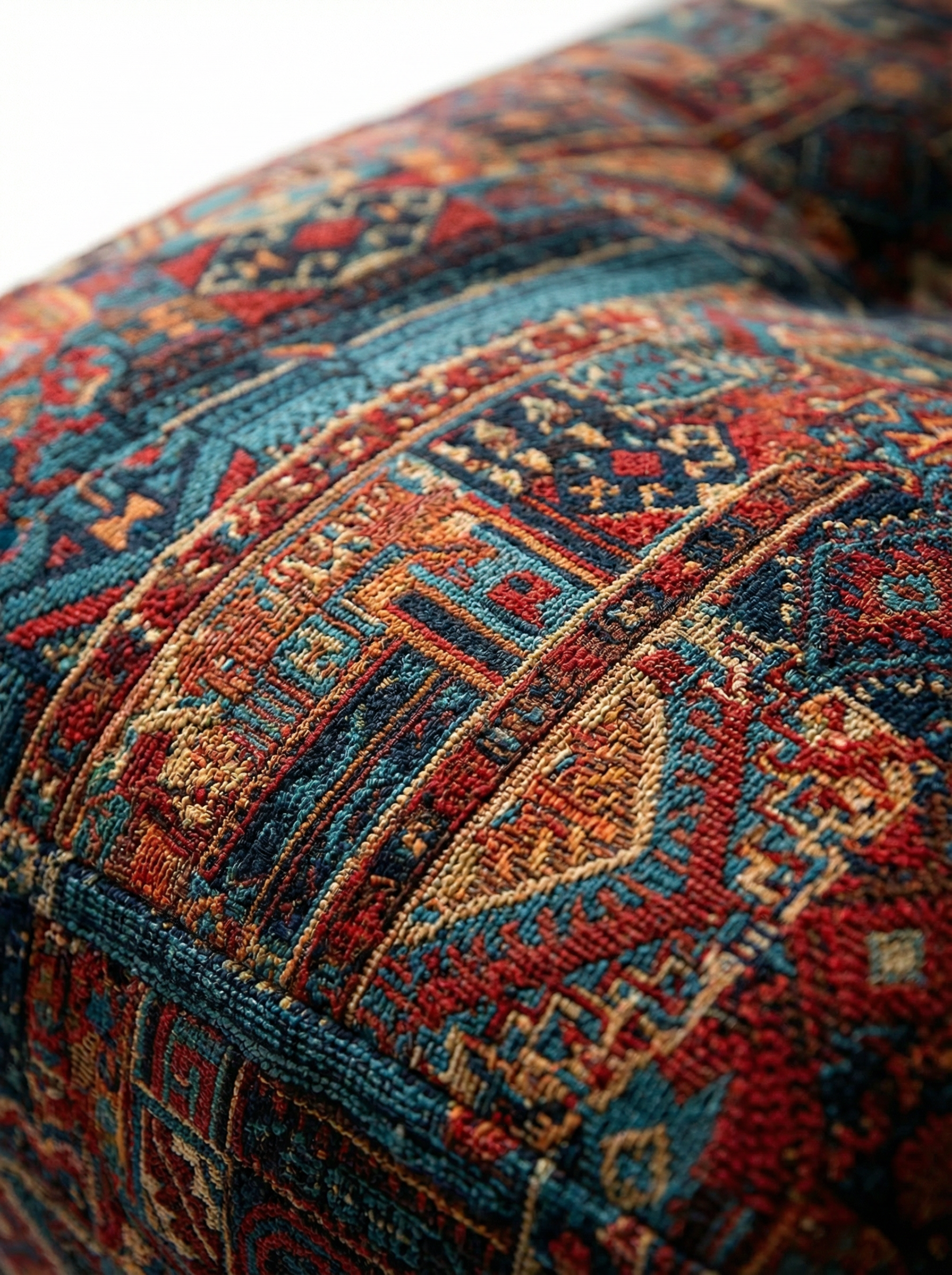 LEDA Instant Bloom Tapestry Patterned 2-Seater Sofa Bed