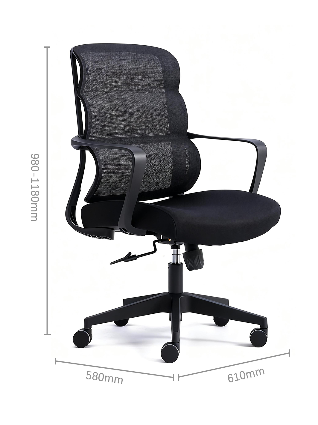 Sail Ergonomic Office Chair with Breathable Mesh Back