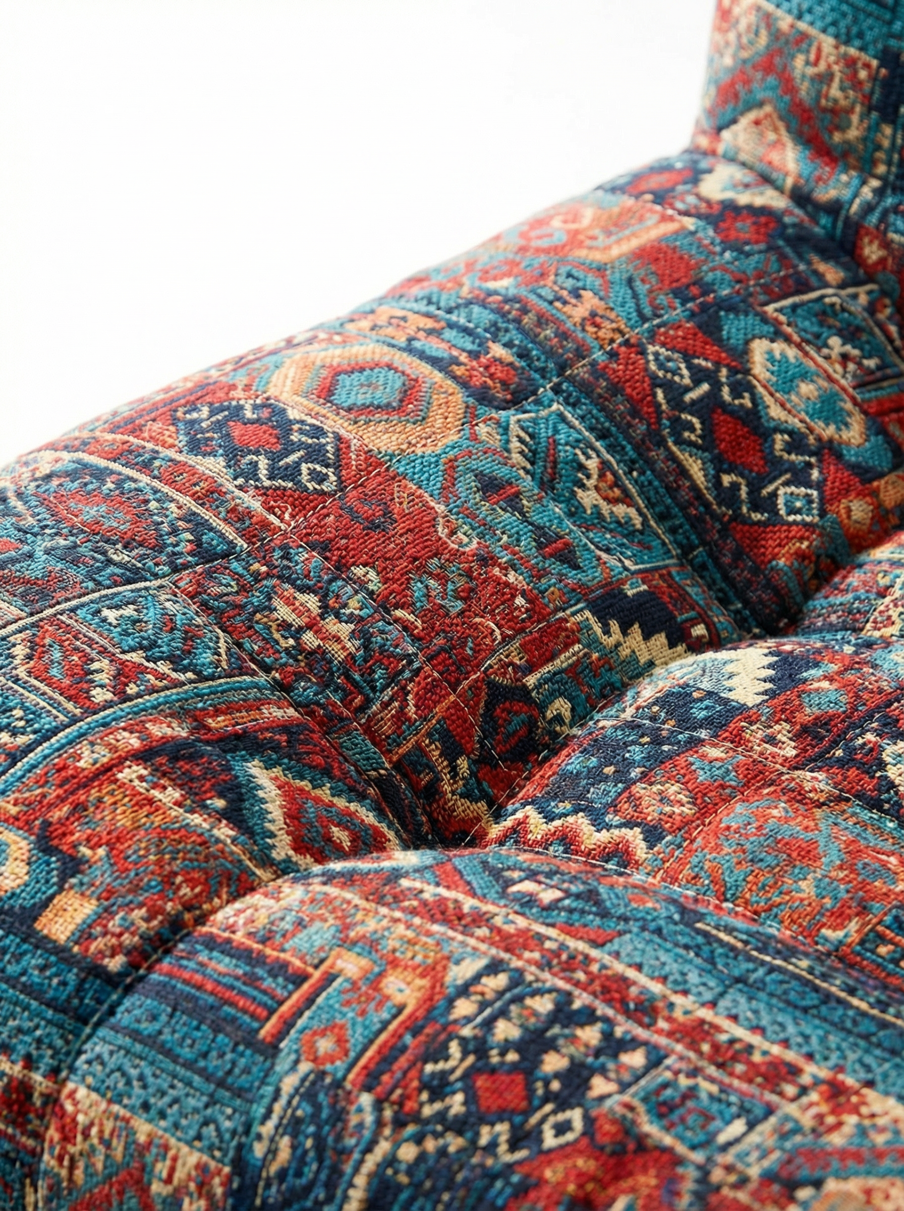 LEDA Instant Bloom Tapestry Patterned 2-Seater Sofa Bed