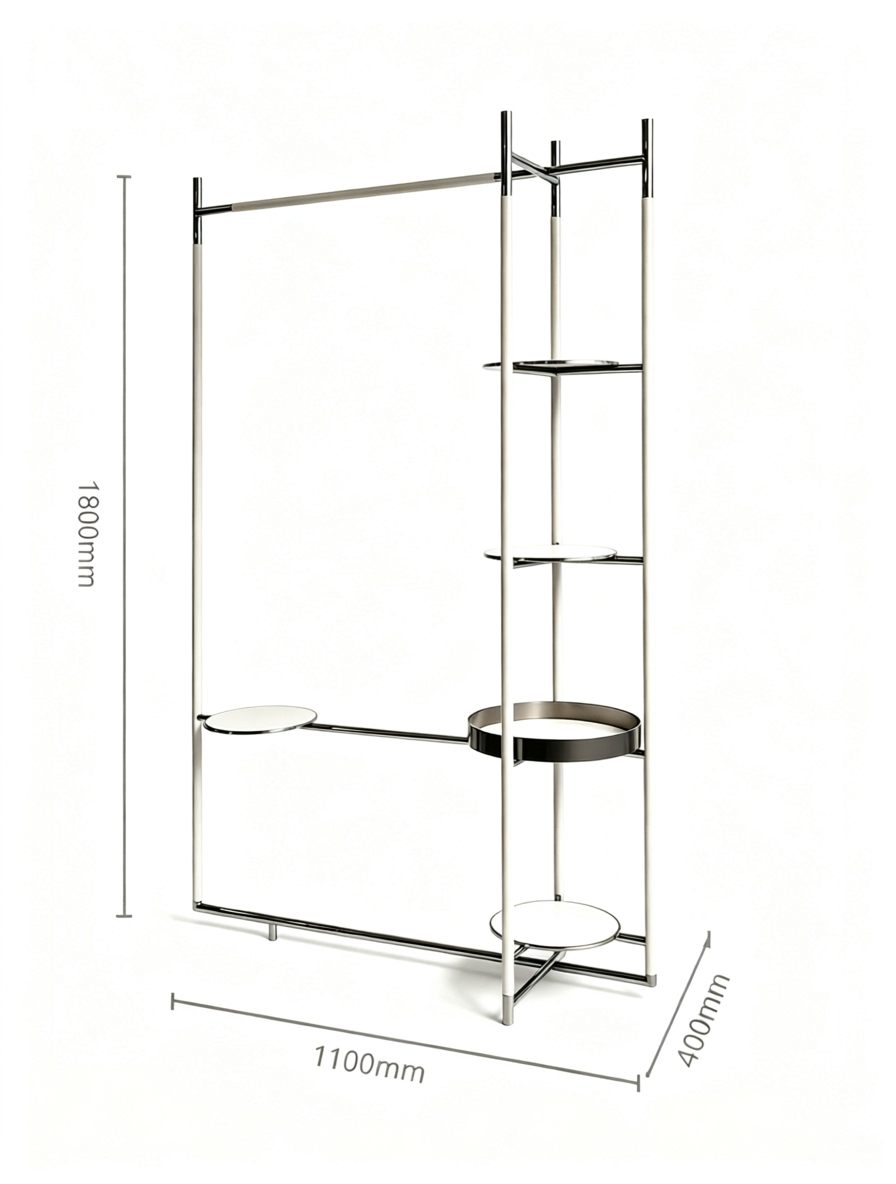 ASTRA Saddle Leather Wardrobe Rack